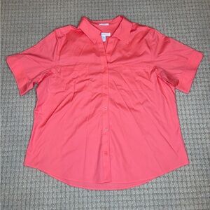 Chico's No Iron Short Sleeve Button Up